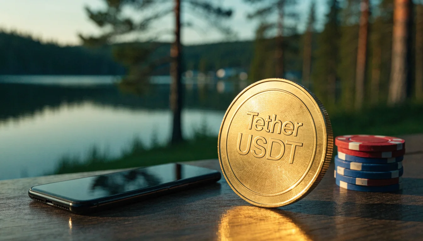 Tether-kasinot: talletukset, bonukset ja kotiutukset